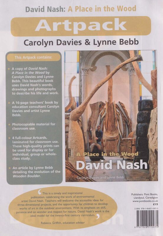 Llun o 'A Place in the Wood - David Nash Artpack' 
                      gan Carolyn Davies, Lynne Bebb